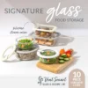 Bentgo 10pc Glass Signature Glass Food Storage Set White Stone -Target KitchenAid GUEST 7529f3c6 f56d 40fb bacd 9c2344d88956