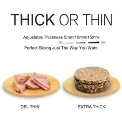 Aemego Food Slicer With Removable Stainless Steel Blade, Adjustable Thickness Black -Target KitchenAid GUEST 7538c969 01fd 4bb7 af9c 3f23aa3c2bdb