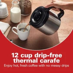 Hamilton Beach 12C Program Coffee Maker 46391: Drip Coffee Pot, 12 Cup Capacity, Chrome Silver, Electric, 1025W 12 Hamilton Beach 12C Program Coffee Maker 46391: Drip Coffee Pot, 12 Cup Capacity, Chrome Silver, Electric, 1025W -Target KitchenAid GUEST 756294ba 77d9 49f4 b6a6 65c1c9f769e2