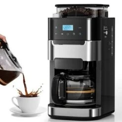 Kismile 10-Cup Drip Coffee Maker With Grinder, Grind And Brew Coffee Maker, 12-Hour Timer, 3 Brew Strength Options, 1.5L Water Tank -Target KitchenAid GUEST 75701180 86cf 49c4 8695 cc5fe002a7e2