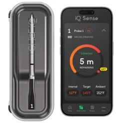 IQ Sense By CHEF IQ Smart Wireless Meat Thermometer, WiFi Unlimited Range, 5 Sensors, Ultra-Thin Probes -Target KitchenAid GUEST 75923194 7c00 473a b003 c862d931d8ea