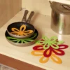 MSR Imports Flower Shaped Felt Pan Separators - Green, Red, Orange - Set Of 14 14 Pieces -Target KitchenAid GUEST 75d3a22b 8db8 4a2d 8834 bb290087e5de