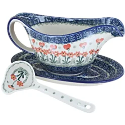 Blue Rose Polish Pottery 239-561 Ceramika Artystyczna Gravy Boat With Ladle 27 Blue Rose Polish Pottery 239-561 Ceramika Artystyczna Gravy Boat With Ladle -Target KitchenAid GUEST 75d7a55e da90 4a75 842a ad06cb1b25f7