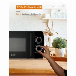 Commercial CHEF Small Microwave 0.7 Cu. Ft. Countertop Microwave With Mechanical Contro -Target KitchenAid GUEST 76158ac3 7ee3 4e4d bf6d 71d04f86c601