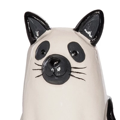 Gallerie II Ghost Cats Halloween Costume Dolomite Salt & Pepper Shakers Set Of 2 4 Gallerie II Ghost Cats Halloween Costume Dolomite Salt & Pepper Shakers Set Of 2 - Image 2