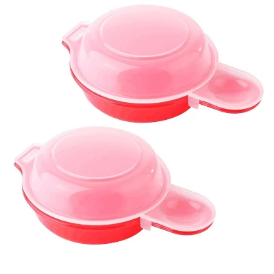 Itopfox Microwave Egg Cooker Set Of 2, Fast 1-Minute Egg Maker For Omelets, Sandwiches, And More, Non-Stick & Dishwasher Safe 7 Itopfox Microwave Egg Cooker Set Of 2, Fast 1-Minute Egg Maker For Omelets, Sandwiches, And More, Non-Stick & Dishwasher Safe - Image 5