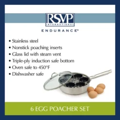Rsvp 6 Egg Poacher Set 16 Rsvp 6 Egg Poacher Set -Target KitchenAid GUEST 76ef496f 467e 4eb7 8e05 3e32e44a60f8