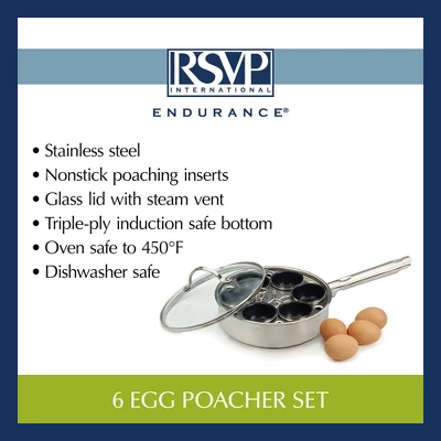Rsvp 6 Egg Poacher Set 9 Rsvp 6 Egg Poacher Set - Image 7