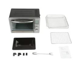 LNC 34-Qt 1750W Stainless Steel Air Fryer Toaster Oven With Fry Basket, 12 Cooking Modes, LCD Screen, 6-Slice -Target KitchenAid GUEST 7733575a 26b2 4bb5 8c2b a8b5ce0bb3e9