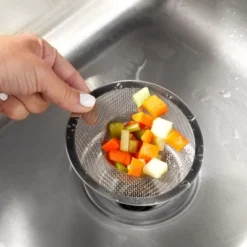 Juvale Juvale 4-Pack Stainless Steel Kitchen Sink Drain Strainer, Mesh Screen Drainer And Hair Catcher (4.3", 2.8" And 2.1") -Target KitchenAid GUEST 77733644 a8d9 4098 8bed fbae503484f3