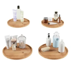 Lazy Susan - All-Natural Round Bamboo Single-Tier Turntable - 10-Inch Spinning Organizer For Kitchen, Pantry, And Vanity Use By Lavish Home (Natural) -Target KitchenAid GUEST 77de8cd0 0b28 4ec7 bf3c 381ea5760f71