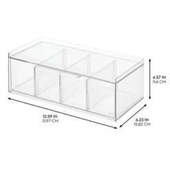 IDesign Set Of 4 Stackable 4-Section Tea Storage Drawers - Clear 12 IDesign Set Of 4 Stackable 4-Section Tea Storage Drawers - Clear -Target KitchenAid GUEST 77f559ca 0d4e 421d b9a0 2cdc53014552