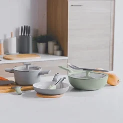 BergHOFF Balance Non-stick Ceramic 2Pc Frying Pan 9.5" And Nylon Turner 13.75", Recycled Aluminum, Moonmist -Target KitchenAid GUEST 7824d471 9b91 414a ae9c c55d35446154