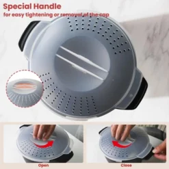 Itopfox Large Microwave Cookware Steamer With Removable Filter And Lockable Lid - BPA Free, Dishwasher Safe For Cooking Vegetables And More -Target KitchenAid GUEST 78ae7f64 033e 4b21 bd58 0ea25f0313be