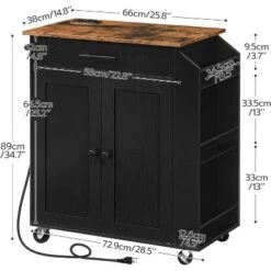 MaseiKar Kitchen Island With Power Outlet, Storage Island With Spice Rack And Drawer, Rolling Kitchen Cart On Wheels, For Home, Dining Room, Black 18 MaseiKar Kitchen Island With Power Outlet, Storage Island With Spice Rack And Drawer, Rolling Kitchen Cart On Wheels, For Home, Dining Room, Black -Target KitchenAid GUEST 79a63f74 feae 4c96 a835 3d3308790cce