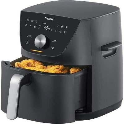 Toshiba 7.7QT Air Fryer With Heat-Q Technology, Black 11 Toshiba 7.7QT Air Fryer With Heat-Q Technology, Black - Image 9