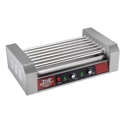 Great Northern Popcorn 7 Roller Hot Dog Machine Electric Countertop Cooker With Drip Tray & Dual Zones 9 Great Northern Popcorn 7 Roller Hot Dog Machine Electric Countertop Cooker With Drip Tray & Dual Zones - Image 7