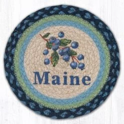 Earth Rugs Blueberry Farm Round Jute Trivet – Maine Fruit Design By Harry W. Smith -Target KitchenAid GUEST 7a55f4c6 c4fc 4105 b89c 869b10d30ff4