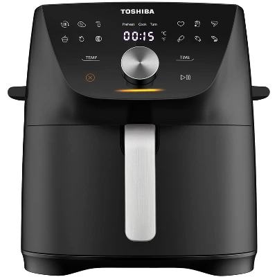 Toshiba 7.7QT Air Fryer With Heat-Q Technology, Black 3 Toshiba 7.7QT Air Fryer With Heat-Q Technology, Black