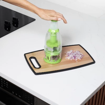 Elle Gourmet Food Chopper – Easy Vegetable, Fruit, Cheese, And Nut Chopper With Anti-Skid Base, BPA-Free, Dishwasher Safe 4 Elle Gourmet Food Chopper – Easy Vegetable, Fruit, Cheese, And Nut Chopper With Anti-Skid Base, BPA-Free, Dishwasher Safe - Image 2