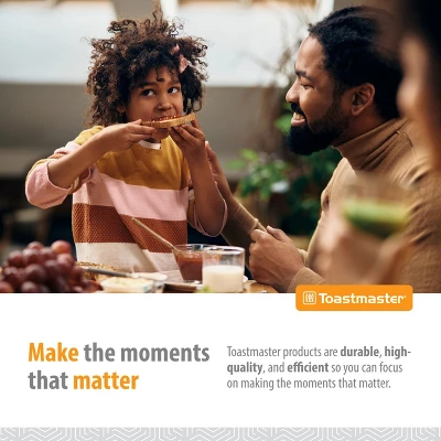 Toastmaster 4-Slice Cool Touch Toaster, Black With Stainless 7 Toastmaster 4-Slice Cool Touch Toaster, Black With Stainless - Image 5