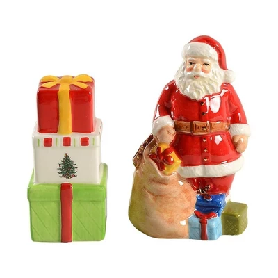 Spode Christmas Tree Santa And Gifts Salt And Pepper Shaker Set, 2-Piece, Christmas Gift/Stocking Stuffer For Collectors & Holiday Enthusiasts 9 Spode Christmas Tree Santa And Gifts Salt And Pepper Shaker Set, 2-Piece, Christmas Gift/Stocking Stuffer For Collectors & Holiday Enthusiasts - Image 7