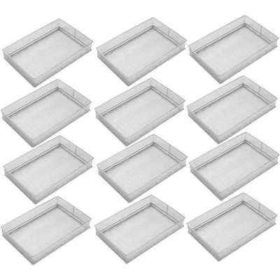 YBM Home Silver Mesh Drawer And Desk Organizer Tray, Pack Of 12 11 YBM Home Silver Mesh Drawer And Desk Organizer Tray, Pack Of 12 - Image 9