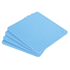 Unique Bargains Silicone Square Hot Pans Pads Heat Resistant Non-Slip Trivets 4 Pcs -Target KitchenAid GUEST 7b338412 9334 49ca ad19 c50abb523f6b