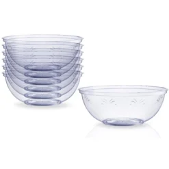 Crown Display 4 Pack Clear Disposable Round Salad Bowls Serving Bowl With Leaf Indentation 15 Crown Display 4 Pack Clear Disposable Round Salad Bowls Serving Bowl With Leaf Indentation -Target KitchenAid GUEST 7b5b8def 2724 4220 ada0 9033b3e393e8