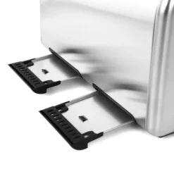 MegaChef 4 Slice Toaster In Stainless Steel Silver: Defrost, Reheat, Bagel, Adjustable Thermostat, Crumb Tray, 1800W -Target KitchenAid GUEST 7b6f8c8a 21d9 424e b544 1d20a1b40b3b