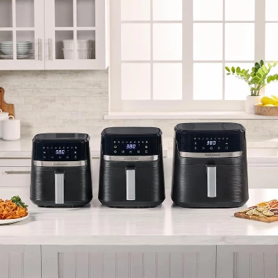 Black & Decker BLACK+DECKER Purify 4QT Air Fryer, Timer With Auto Shut-off And Shake Reminder, Digital LED Touchscreen And 9 Presets, 1300W, Dishwasher Safe Parts 10 Black & Decker BLACK+DECKER Purify 4QT Air Fryer, Timer With Auto Shut-off And Shake Reminder, Digital LED Touchscreen And 9 Presets, 1300W, Dishwasher Safe Parts - Image 8