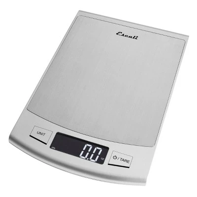 Escali Passo Large Capacity Digital Scale: Stainless Steel Kitchen Food Scale With Backlit Display, 22lb Max Capacity 3 Escali Passo Large Capacity Digital Scale: Stainless Steel Kitchen Food Scale With Backlit Display, 22lb Max Capacity