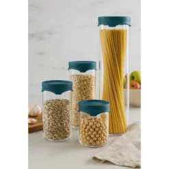 10-Piece Borosilicate Glass Food Storage Set With Airtight Flip-N-Snap Lids ¨C 5 Containers -Target KitchenAid GUEST 7c0927e0 aa0f 4e8d bc03 4fda89ff743b