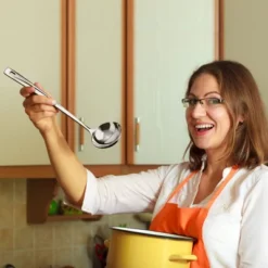 Unique Bargains Stainless Steel Ladle Kitchenware Spoons 11.6" Silver Tone 1 Pc -Target KitchenAid GUEST 7c16fe9c 1e5f 40e9 8d5e 1647a92a32d7