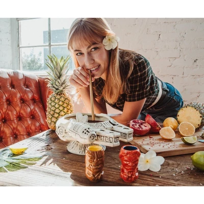 Beeline Creative Geeki Tikis Star Wars Millennium Falcon Punch Bowl Set With Mini Muglets 3 Beeline Creative Geeki Tikis Star Wars Millennium Falcon Punch Bowl Set With Mini Muglets