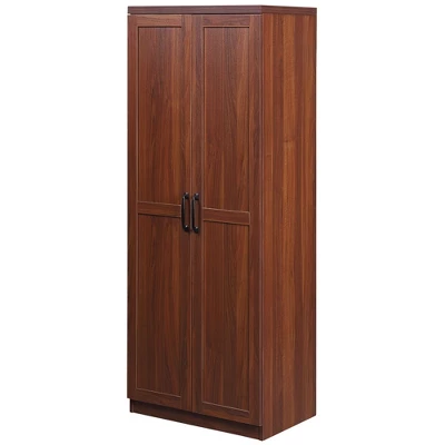 Yukimo 63" 2-Door Kitchen Pantry Storage Cabinet, 5-Tier Shelving With 2 Adjustable Shelves, Brown 13 Yukimo 63" 2-Door Kitchen Pantry Storage Cabinet, 5-Tier Shelving With 2 Adjustable Shelves, Brown - Image 11