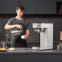 VEVOR 12 Cups Commercial Drip Coffee Maker, Coffee Maker Machine With Thermal Carafe To Keep Warm Or Cold, Stainless Steel Pour Over Coffee Brewer