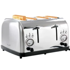 MegaChef 4 Slice Wide Slot Toaster With Variable Browning In Silver -Target KitchenAid GUEST 7ce04e39 5718 42a6 b7cb d3f73ef07276