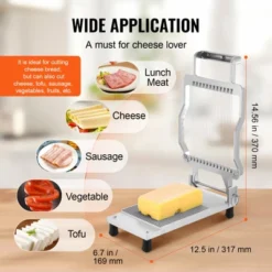 VEVOR Cheese Cutter With Wire, 0.2" Ultra-Thin Cheeser Butter Cutting Blade, Detachable Cheese Slicer Wire, Aluminum Alloy Commercial Cheese Slicer 15 VEVOR Cheese Cutter With Wire, 0.2" Ultra-Thin Cheeser Butter Cutting Blade, Detachable Cheese Slicer Wire, Aluminum Alloy Commercial Cheese Slicer -Target KitchenAid GUEST 7ceaf396 17cc 43a8 a334 3ac45cf63d0c