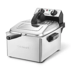 Cuisinart 4qt Deep Fryer - Stainless Steel - CDF-200P1: Electric Oil Fryer, 1800W, Silver, Includes Fry Basket