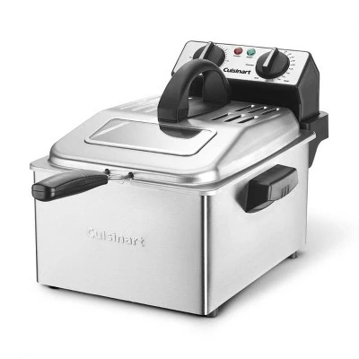 Cuisinart 4qt Deep Fryer - Stainless Steel - CDF-200P1: Electric Oil Fryer, 1800W, Silver, Includes Fry Basket 3 Cuisinart 4qt Deep Fryer - Stainless Steel - CDF-200P1: Electric Oil Fryer, 1800W, Silver, Includes Fry Basket
