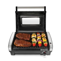 Hamilton Beach Searing Grill With Glass: Indoor Nonstick Grill, Dishwasher-Safe Parts, 1200W, Black 24 Hamilton Beach Searing Grill With Glass: Indoor Nonstick Grill, Dishwasher-Safe Parts, 1200W, Black -Target KitchenAid GUEST 7dd452cc 3253 4bfb 9526 3729a409f588