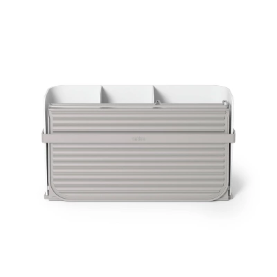 Umbra Sling Folding Dishrack White: Steel Kitchen Rack, Freestanding Dish Drainer, Hand Washable, 5-Year Warranty 7 Umbra Sling Folding Dishrack White: Steel Kitchen Rack, Freestanding Dish Drainer, Hand Washable, 5-Year Warranty - Image 5