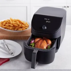 Instant Pot Vortex 6qt Slim Space-Saving 5-in-1 Air Fryer Black: Instant Pot, Aluminum, Dishwasher-Safe, 1700W, 1-Year Warranty
