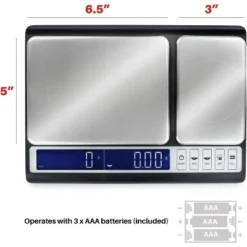 Smart Weigh Digital Kitchen Scale Dual Platform 10 Kilograms X 0.01 Grams High Precision -Target KitchenAid GUEST 7eaa2cee 3979 4c89 adea dee180e29f2a