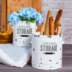 The Lakeside Collection Set Of 2 Vintage Storage Canisters 15 The Lakeside Collection Set Of 2 Vintage Storage Canisters -Target KitchenAid GUEST 7f1e6e43 4503 4c2c b578 27687494de67