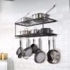 VEVOR Pot Rack Wall Mounted, 30 Inch Pot And Pan Hanging Rack, Pot And Pan Hanger With 12 S Hooks, 55 Lbs Loading Weight 2 VEVOR Pot Rack Wall Mounted, 30 Inch Pot And Pan Hanging Rack, Pot And Pan Hanger With 12 S Hooks, 55 Lbs Loading Weight -Target KitchenAid GUEST 7f71a31a 33d8 4190 9343 bb47ba18bf28
