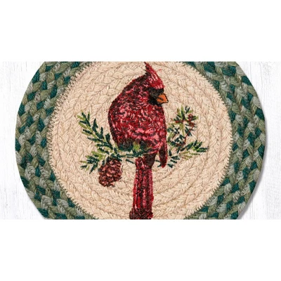 Earth Rugs Cardinal Printed Round Trivet 10"x10" Heat-Resistant Kitchen Accessory 3 Earth Rugs Cardinal Printed Round Trivet 10"x10" Heat-Resistant Kitchen Accessory
