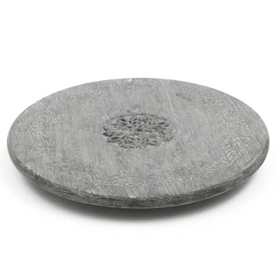 SEVOBAL Serving Platters Round Ceramic Snack Platter, Ideal For Parties, Gatherings, Family Dinners, Snack Serving Moments, Black, 20"*20"*4" 7 SEVOBAL Serving Platters Round Ceramic Snack Platter, Ideal For Parties, Gatherings, Family Dinners, Snack Serving Moments, Black, 20"*20"*4" - Image 5