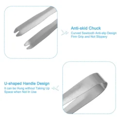 Unique Bargains 410 Stainless Steel Ice Tongs For Appetizers, Charcuterie, Dessert, Tea Party, Bar, Cafe Serving 5.2" Silver 3 Pcs -Target KitchenAid GUEST 80437a14 4c4d 4b35 8bc6 7ea3949035ed